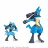 PokePla K044 Riolu & Lucario Pokemon Plastic Model Kit