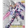 1/100 MG Unicorn Gundam Red/Green Twin Frame Titanium Finish