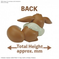 Pokepla Quick!! K07 Eevee Sleeping Pose Pokemon Model Kit