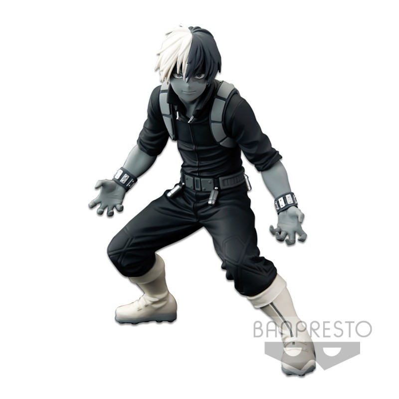 My Hero Academia BWFC SMSP Shoto Todoroki Grayscale Banpresto World Figure Colosseum Modeling Academy Figure