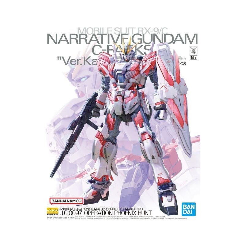 1/100 MG Narrative Gundam C-Packs Ver. Ka