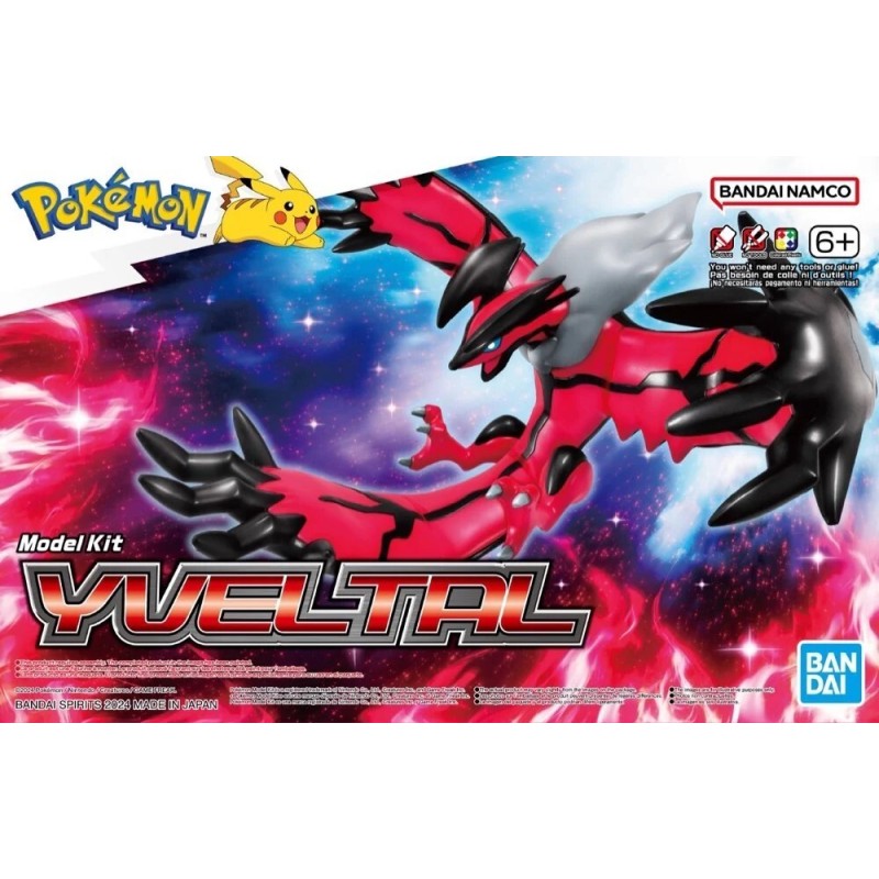 Pokepla K034 Yveltal Pokemon Plastic Model Kit