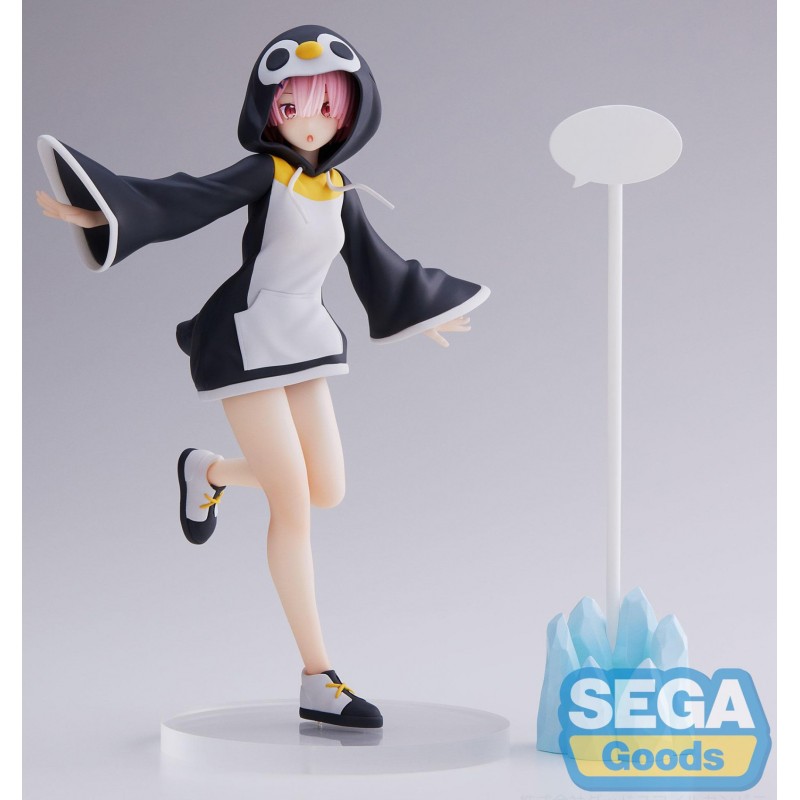 Re:Zero Luminasta Ram Penguin Cosplay Figure