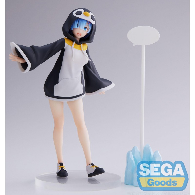 Re:Zero Luminasta Rem Penguin Cosplay Figure