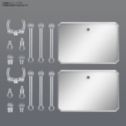Action Base 6 Clear with Mirror Stickers Set