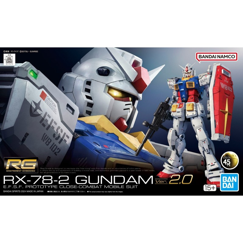 1/144 RG K40 RX-78-2 Gundam Ver 2.0
