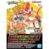 Pokepla K07 Infernape Evolution Set Pokemon Plastic Model Kit