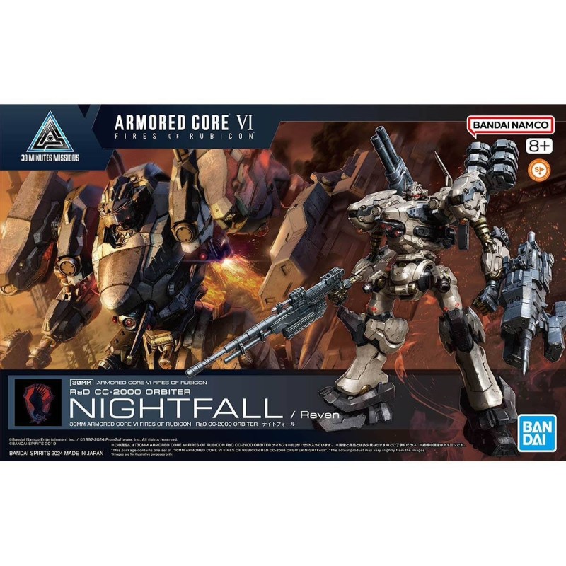 Armored Core 30MM Nightfall RaD CC-2000 Orbiter Plastic Model Kit