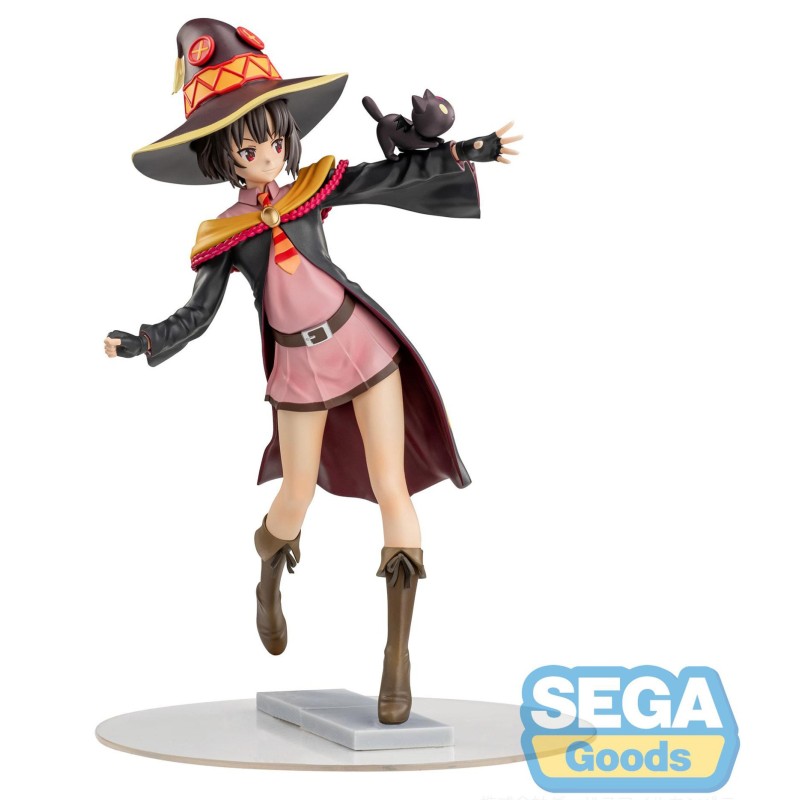 Konosuba Luminasta Megumin with Chomusuke Figure