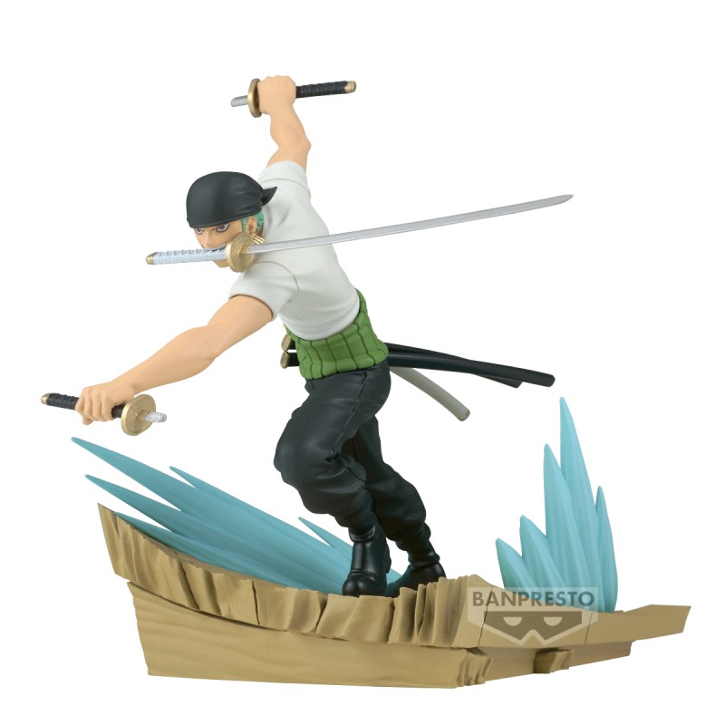 One Piece SZ Roronoa Zoro Senkozekkei Figure