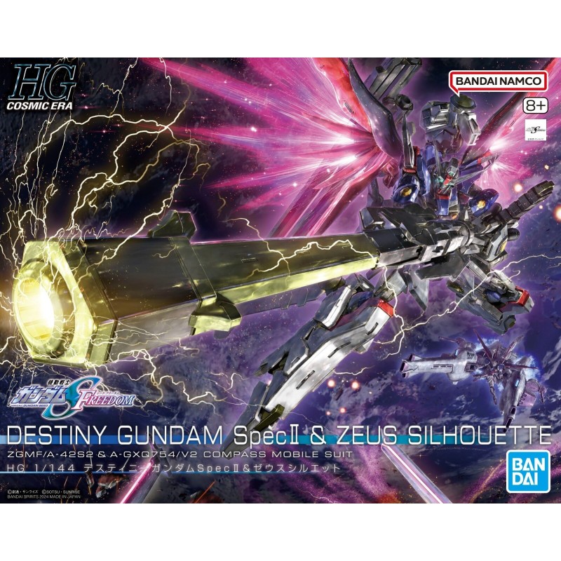 1/144 HC UC K258 Destiny Gundam Spec II & Zeus Silhouette