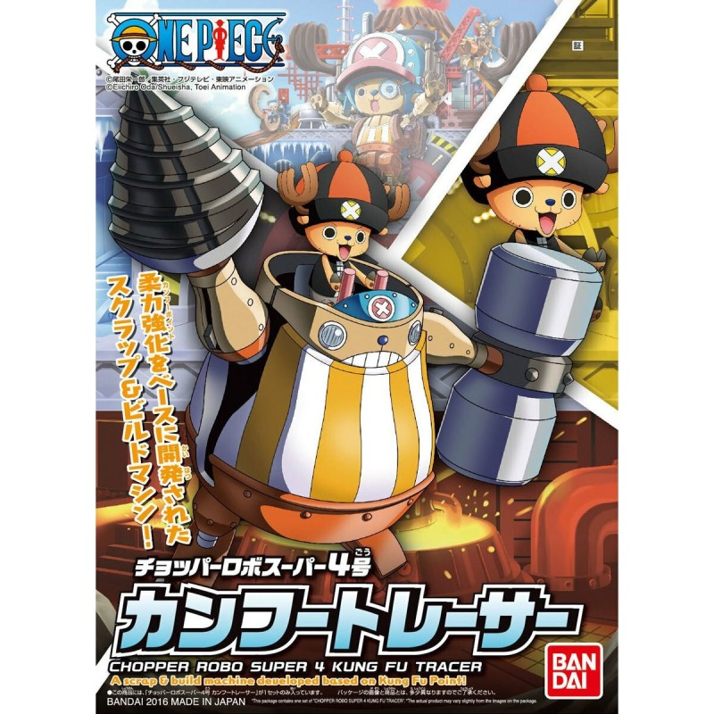 One Piece CRS4 Kung Fu Tracer Chopper Robo Super Plastic Model Kit