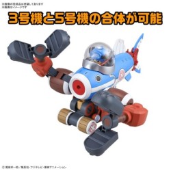 One Piece CR3&CR5 Chopper Submarine & Chopper Crane Plastic Model Kit Set