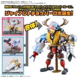 One Piece CR3&CR5 Chopper Submarine & Chopper Crane Plastic Model Kit Set