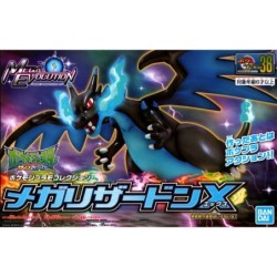 PokePla K36 Mega Charizard X Pokemon Plastic Model Kit