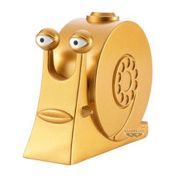 One Piece Sofvimates Golden Den Den Mushi Figure