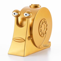 One Piece Sofvimates Golden Den Den Mushi Figure