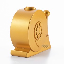 One Piece Sofvimates Golden Den Den Mushi Figure