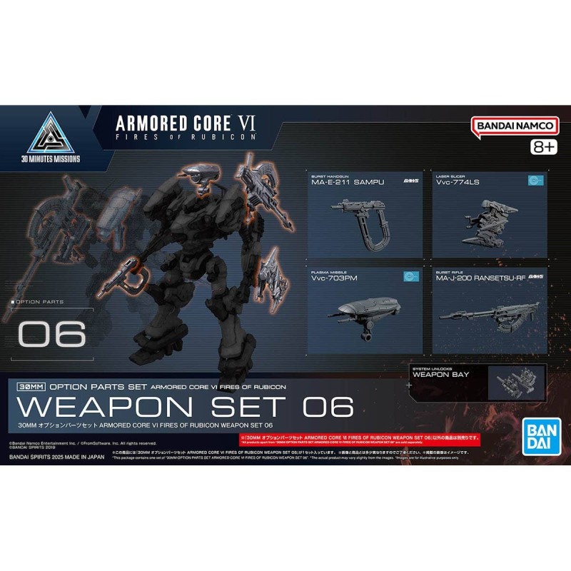 Armored Core 30MM Weapon Set 06 Option Parts Set