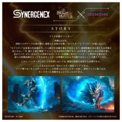 MHxZ Synergenex Knuckle Kong Rajang 1/35 Monster Hunter X Zoids Model Kit