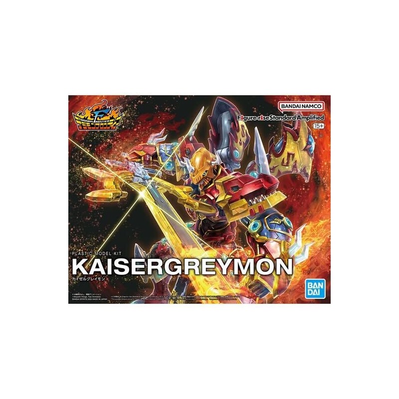 Digimon FRS Kaisergreymon Figure-Rise Standard Ampliﬁed