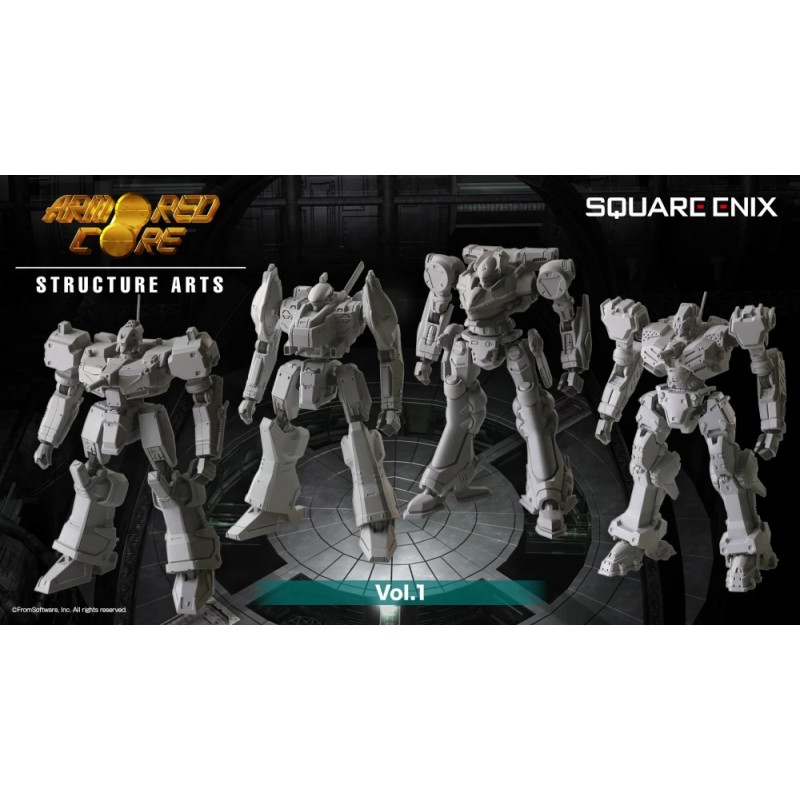 Armored Core Structure Arts Non Scale Plastic Model Kit Series Vol.1
