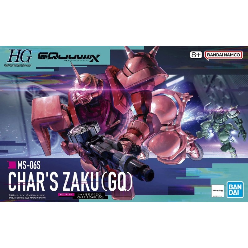 1/144 HG GQuX K12 Char's Zaku MS-06S
