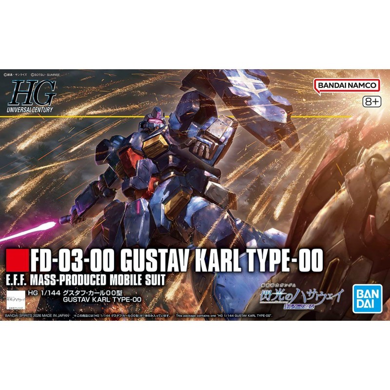 1/144 HG UC K264 Gustav Karl Type-00 FD-03-00