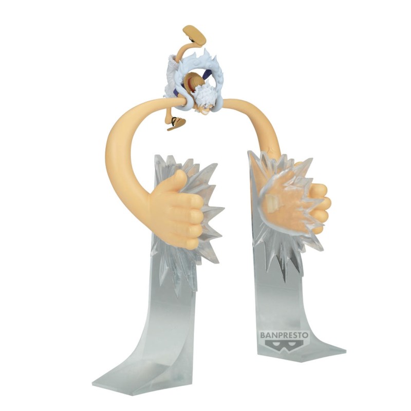 One Piece FL Monkey D Luffy Gear 5 Book Ends Figure