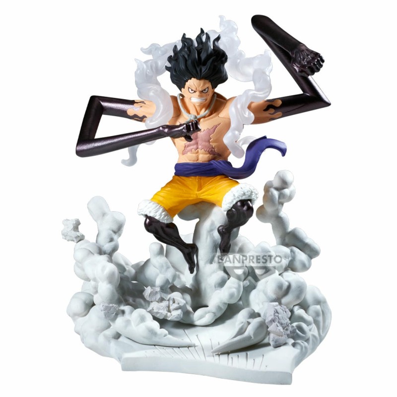 One Piece SZ Monkey D Luffy Gear 4 Senkozekkei Figure