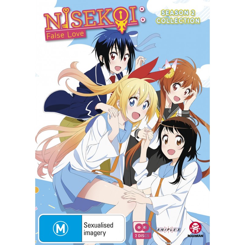 Nisekoi False Love Season 2 DVD Collection Subtitled Only