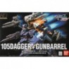 1/144 HG MSV K06 105Dagger + Gunbarrel GAT-01A1
