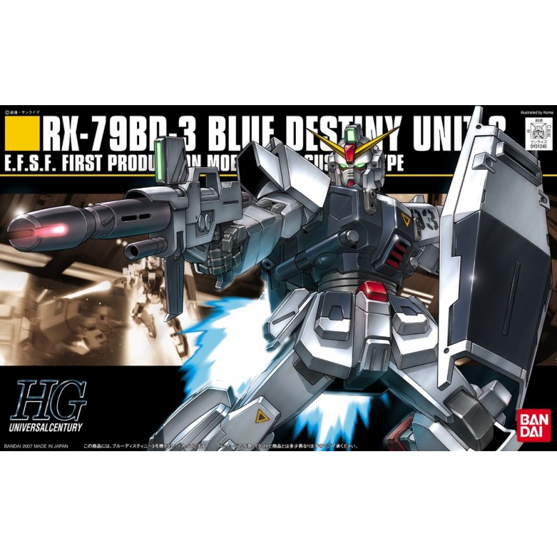 1/144 HG UC K082 Blue Destiny 3 RX-78BD-3