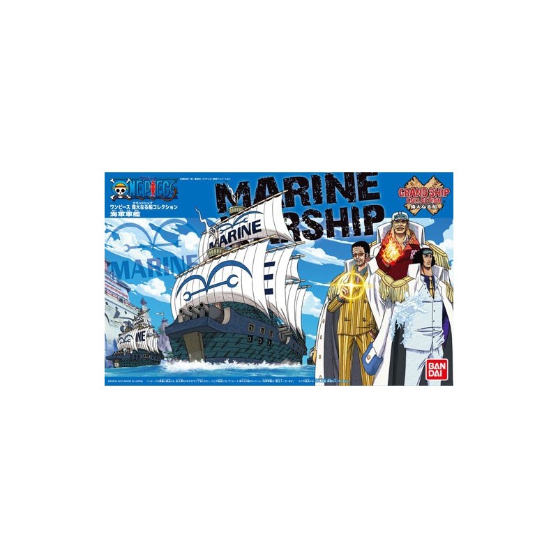 One Piece GSC K07 Marine Warship Grand Ship Collection