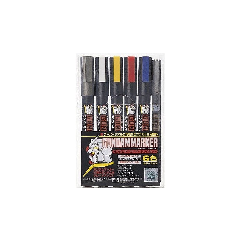 Gundam Basic Marker Pen Set